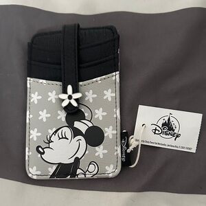 Disney Black and White Minnie Mouse Card Holder